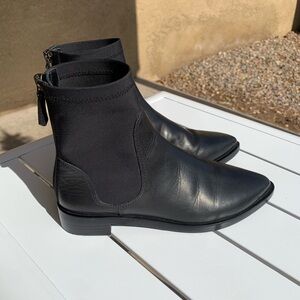 Tory Burch black leather and elastic booties size 6M